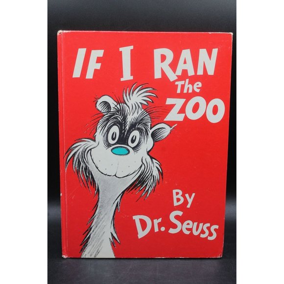 If I Ran the Zoo Dr. Seuss Random House 1950 Hardcover Book Large HC OOP Banned - Picture 1 of 13